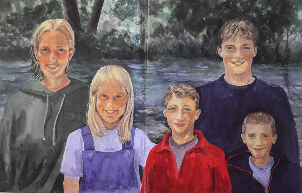Bill's Grandchildren   Dorothy dhunter Adams  SOLD