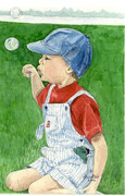 Blowing Bubbles  SOLD