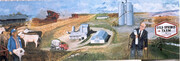 1970 Cold Springs Farm Historical Mural   SOLD