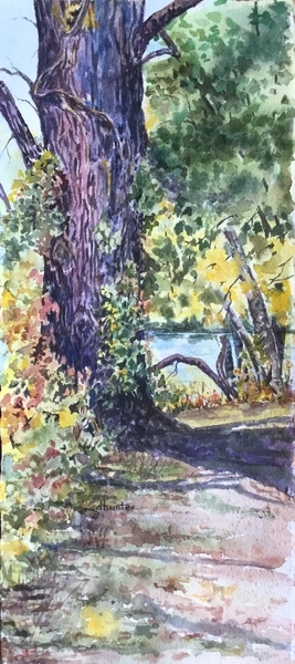 COTTONWOOD Along The Thames   Dorothy dhunter Adams  SOLD