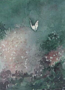 Butterfly Amid the Blossoms Dance On The Morning Air - SOLD