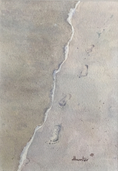 FOOTPRINTS IN THE SAND   Dorothy dhunter Adams    IMG 2609  FRM iPHONE adj