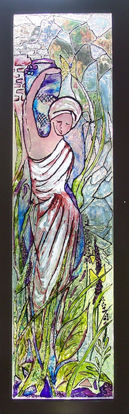 Glass Art - Garden Goddess - SOLD