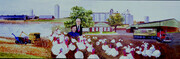 1990 Cold Springs Farm Historical Mural   SOLD