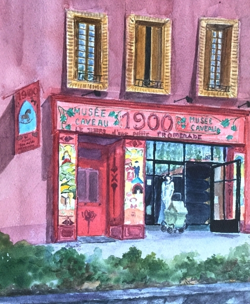 MUSÉE CAVEAU 1900   Lagrasse France   Dorothy dhunter Adams  SOLD