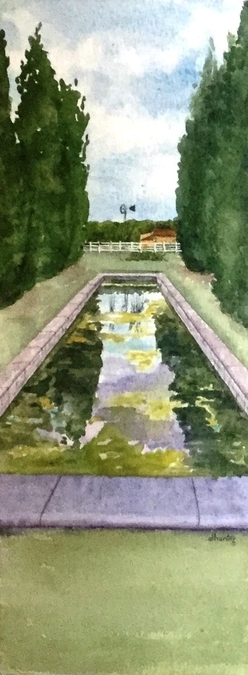 Reflecting Pond   Dorothy dhunter Adams 1