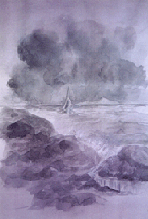 Storm Clouds on Stormy Seas   Dorothy dhunter Adams  SOLD