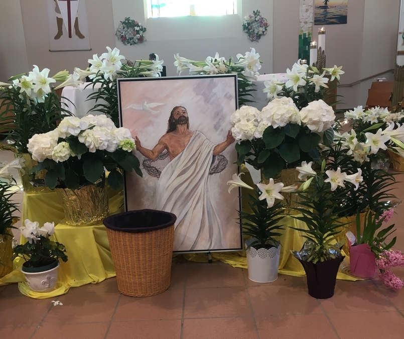 The Risen Lord at Easter Mass   Dorothy dhunter Adams   IMG 2168