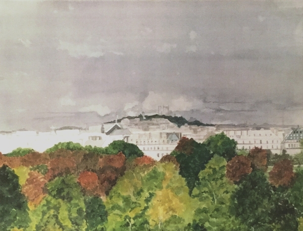 View Atop D'Orsay Museum in Cafe - Paris